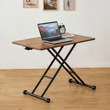 樂嫚妮 E1板材氣壓無段式升降茶几桌(邊桌、餐桌、茶几桌)