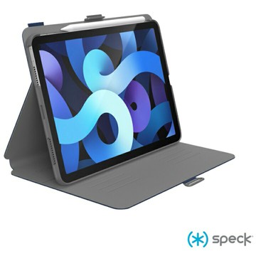 iPad Air .iPad  側翻皮套海軍藍深灰色(iPad保護套)