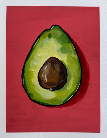 紙板微型油畫 – 原創風景畫 – 小自然