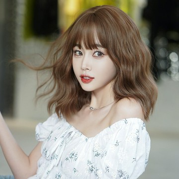 現貨+預購 女假髮短假髮透氣假髮片輕量假髮免打理隱形增髮整頂假髮角色扮演-波浪捲74fp11【獨家進口】【米蘭精品】