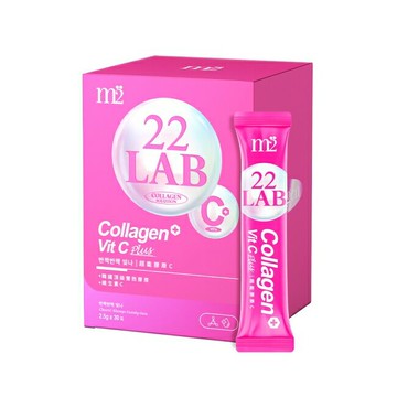 m2美度 22LAB超能膠原C(30入/盒)