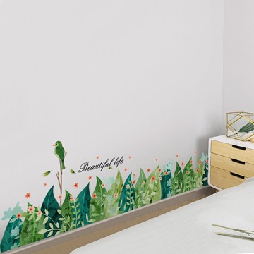 優購生活~墻貼墻角遮擋裝飾墻紙自粘墻面貼紙墻壁踢腳線貼畫遮丑補洞遮瑕疵墻紙 玻璃貼 壁紙 壁貼 玻璃靜電貼 窗戶貼防窺貼