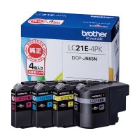 ブラザー ブラザー純正インク　ＬＣ２１Ｅ－４ＰＫ　４色パック LC21E-4PK