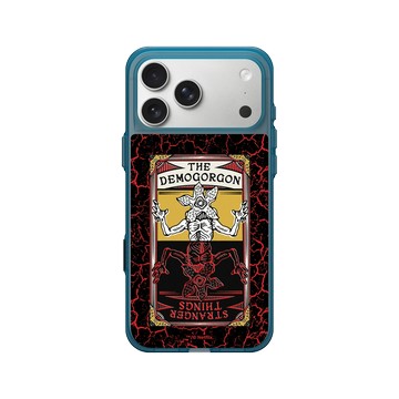 iPhone 17 Pro Max Clear (相機按鈕) 夜幕藍 - Stranger Things - 魔神卡牌