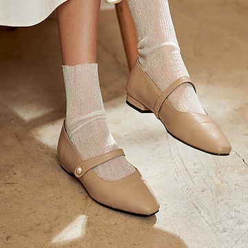 PRE-ORDER SPUR 瑪莉珍平底鞋 RA8008 BEIGE