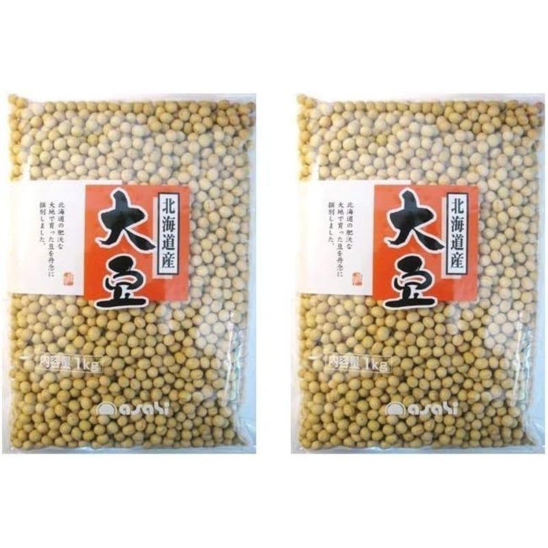 まめやの底力 北海道産大豆 (2kg（1kg×2袋）)