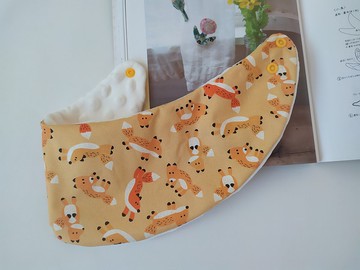 【5日內出貨】狐狸  脖圍 圍脖 保暖圍巾  寶寶脖圍 大人圍脖