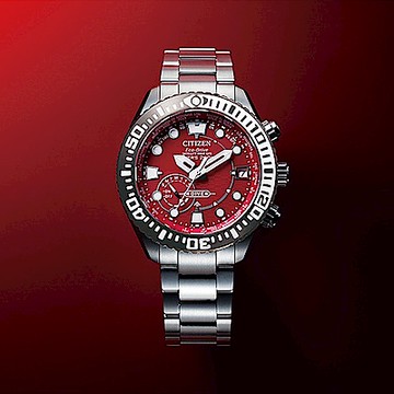 CITIZEN PROMASTER GPS 200米潛水光動能運動錶 聖誕節 禮物(CC5005-68Z)/47mm東京˙紅版