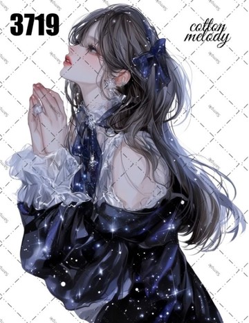 original sticker no.3719 人物貼紙 原創貼紙 原創人物貼紙 裝飾貼紙 cotton melody