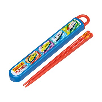 Skater 銀離子兒童筷子含收納盒  收納盒(195 x 27 x 15mm) + 筷子(165mm)  新幹線 多色  1組