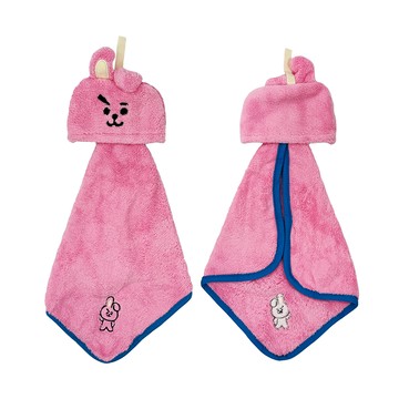 日本丸真 宇宙明星BT21收納式擦手巾 COOKY_廠商直送