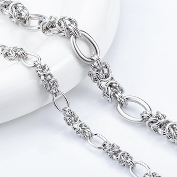 宏雲Hongyun- Jy-歐美風蛋扣鏈不鏽鋼鏈條diy配飾 製作項煉手煉時尚大號金屬鏈配件