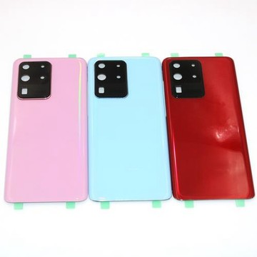 適用三星S20電池后蓋 S20+后殼玻璃 S20U外屏 G9880保護蓋板+鏡框