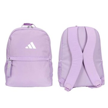 ADIDAS 大型後背包-雙肩包 肩背包 旅行包 愛迪達 JM2737 紫銀