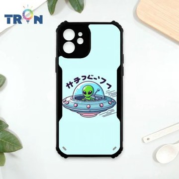 TRON iPhone 12 飛碟外星人 四角防摔 機甲殼 軟硬殼 手機殼