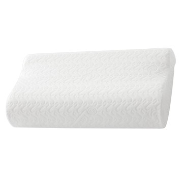 Fulux 弗洛克 Ultrasoft舒柔曲線記憶枕 銀離子抗菌防臭 人體工學曲線貼合肩頸  1個  63x34x9/12cm