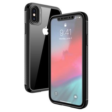 iPaky透明手機殼適用iPhone Xs防摔Xr硅膠亞克力Xs Max蘋果保護套Case