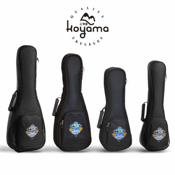 【20mm厚琴袋】KOYAMA 刺繡 烏克麗麗袋 21吋 23吋 26吋 烏克麗麗袋 烏克麗麗琴袋 烏克麗麗背袋