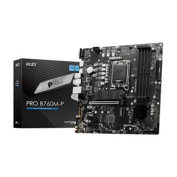 MSI PRO B760M-P DDR4 主機板+微星 Vigor Gk50 Low Profile 電競鍵盤
