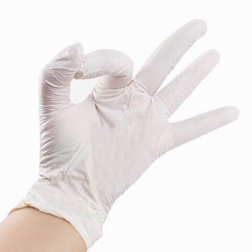 【一次性白色丁晴手套-50雙/盒-1盒/組】耐油耐酸耐鹼美容美髮防護家務清潔食品防護手套-586036