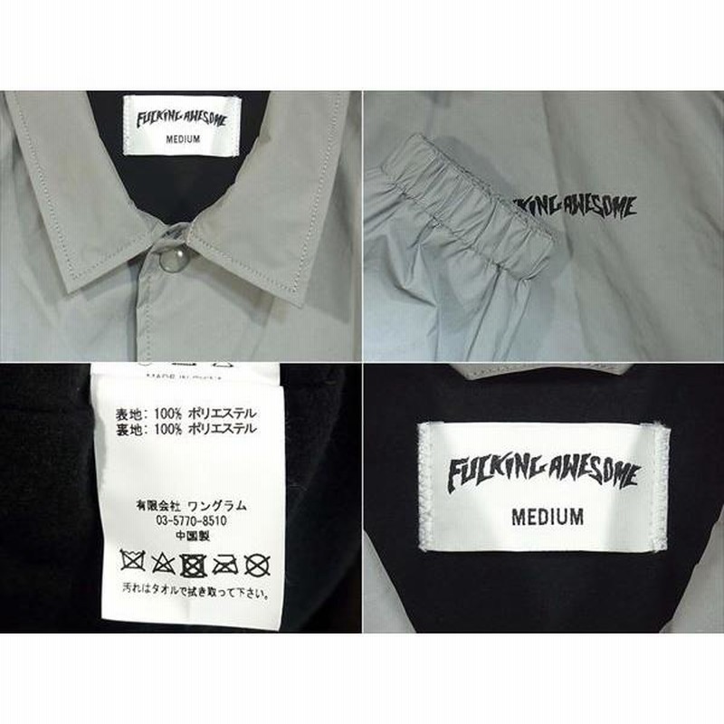極上美品】【中古】FUCKING AWESOME ファッキンオーサム 3M COATCH  