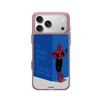 iPhone 17 Pro Max Clear (相機按鈕) 晶醺玫 - 蜘蛛人 Spider-man - 蜘蛛人 - 蜘蛛感應