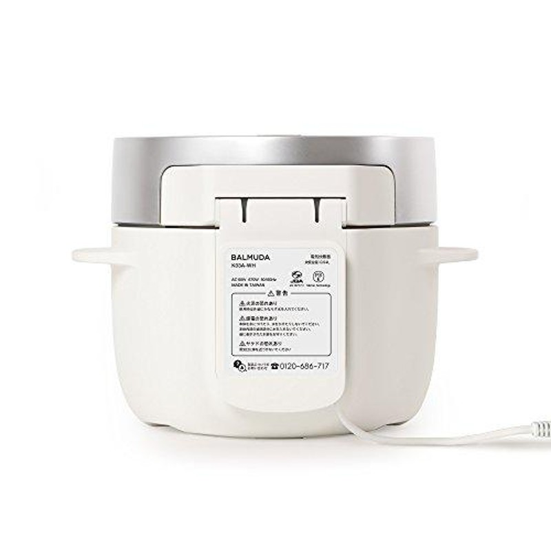 BALMUDA The Gohan Black（バルミューダ ザ ゴハン 3合炊き電気炊飯器 
