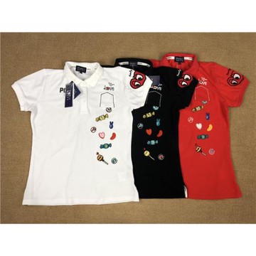 高爾夫T恤 短袖 女 純棉 透氣 防曬 高爾夫上衣 出口日本