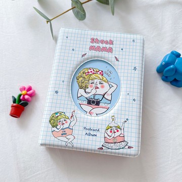 豬鼻女 卡冊 明信片收集本