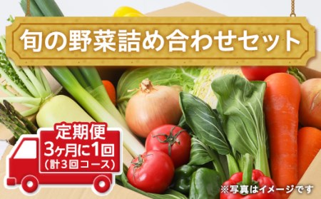 田舎の頑固おやじ厳選！旬の野菜詰め合わせセット3ヶ月に1回(計3回コース)