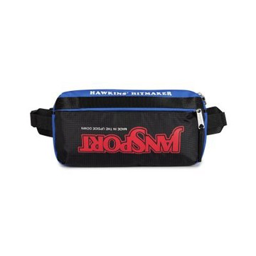 Jansport x 怪奇物語 聯名腰包 Waistpack Squawk Radio 1L 黑藍 斜背包 JS0A898CA2S