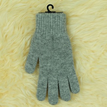 紐西蘭100%美麗諾羊毛手套*灰色