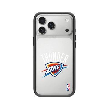 iPhone 17 Pro Max Mod NX -邊框背蓋組合 (相機按鈕) 黑 - NBA - Logo-奧克拉荷馬市雷霆 Oklahoma City Thunder - Light