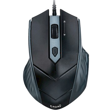 E-books 三段切換超靜音有線滑鼠 M67