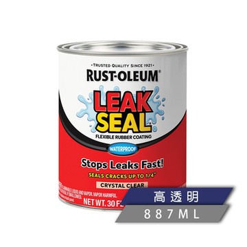 樂立恩 RUST OLEUM 強效防水漆 透明（水性塗料／887ml）275116
