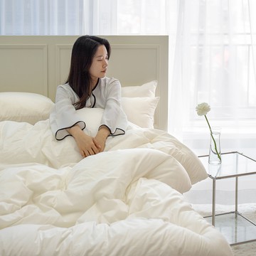 Yesbedding 國產純有機棉飯店薄被  天然  Q