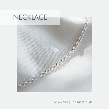 【加購】S925銀鍊條  購買館內任一商品可加購 不含延長鏈