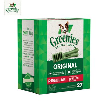 【Greenies健綠】狗潔牙骨 11-22公斤犬專用 原味 27oz 寵物/潔牙骨/狗食