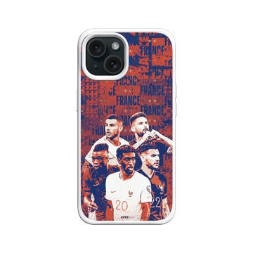 iPhone 15 SolidX 白 - FFF - France National team - Pattern