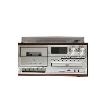 復古老式留聲機CD/USB/SD機調頻收音機磁帶播放機黑膠唱片機批發【北歐家居生活】