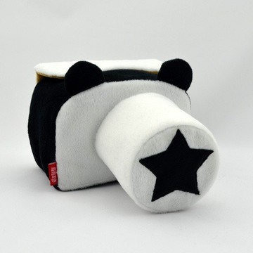 相機包 （為你的相機）量機客製 個性手工黑白小熊卡通011