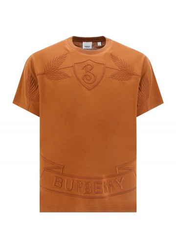 Burberry - Alleyn Crest T-shirt - Mens - Orange