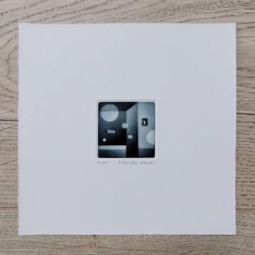 Mezzotint限量版畫 - Final day