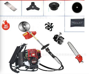 多功能割草機 除草打草剪草機 草坪機 家用農用園藝工具BG435 多功能割灌機四沖汽油割草機八合一小型家用多功能除草機