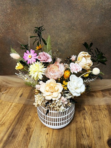 *依然如故* 開幕花禮 迎賓花禮 永生桌花 香氛桌花 祝賀花禮