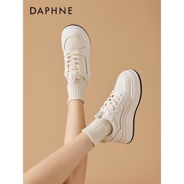 達芙妮女鞋厚底小白鞋女款2025新款今年流行爆款夏季百搭增高板鞋