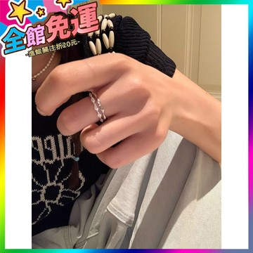🌸台灣出貨🌸 簡單愛 竹節開口戒指女小衆設計高級感2023年新款精緻食指戒 🥇滿額免運🥇-X370-11-A