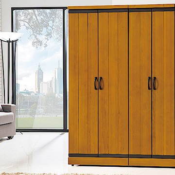 AS DESIGN雅司家具-華特實木3尺拉門衣櫃-81x59x196cm