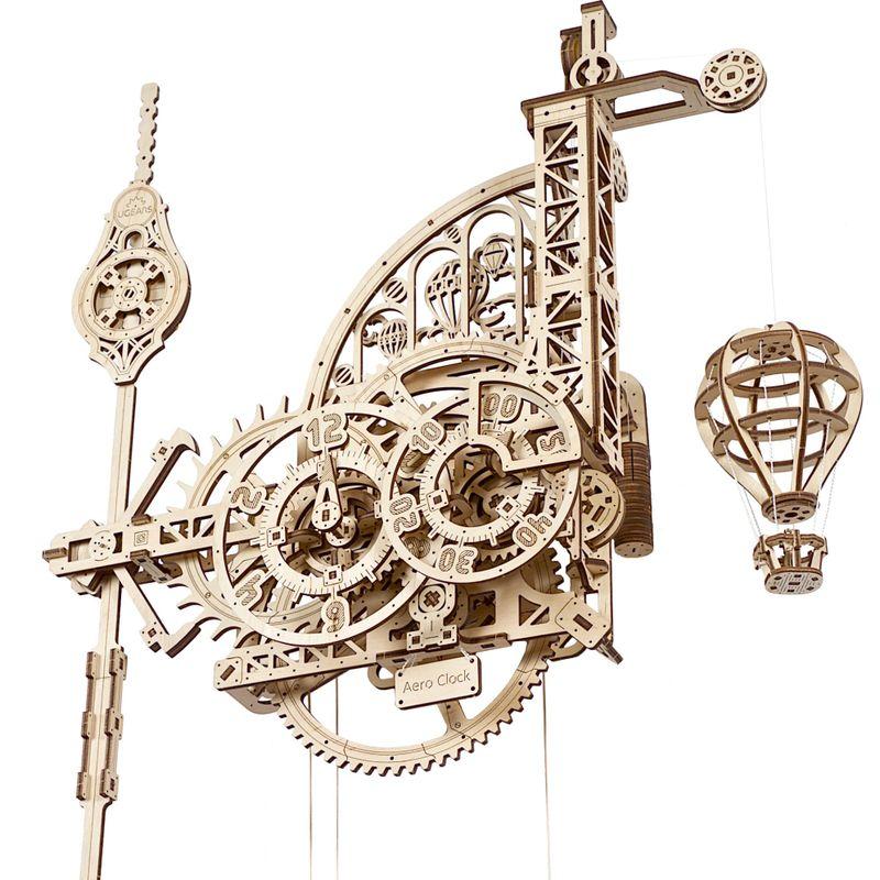 Ugears ユーギアーズ Aero Clock エアロクロック 木のおもちゃ 3D立体