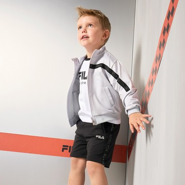 FILA KIDS 童機能排汗外套-灰色(幼兒) 1JKZ-8000-GY